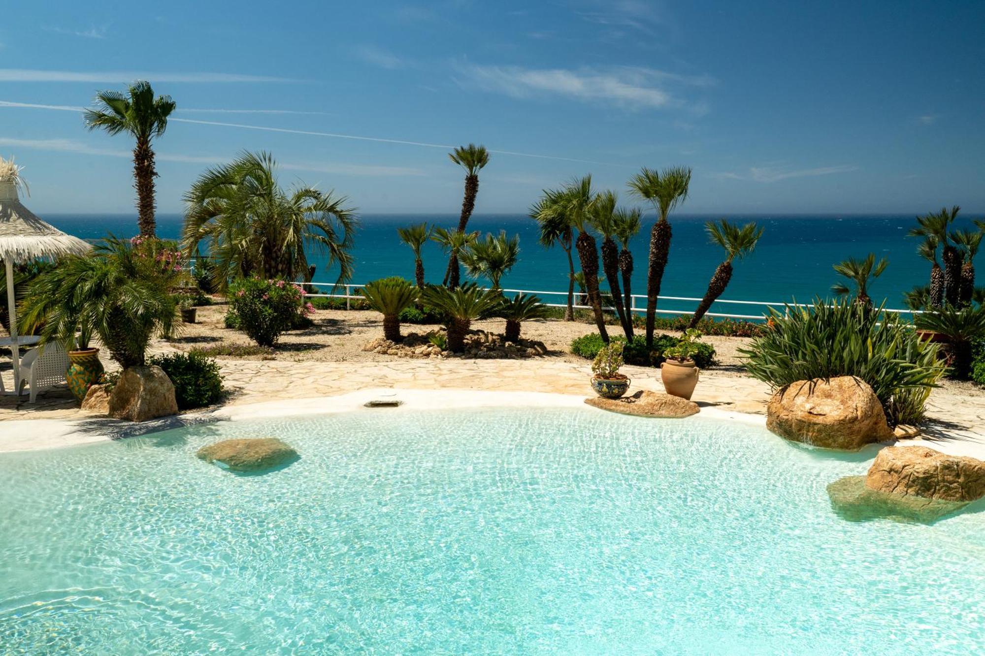 Casa Vacanze Verdemare Con Piscina Ribera Luaran gambar