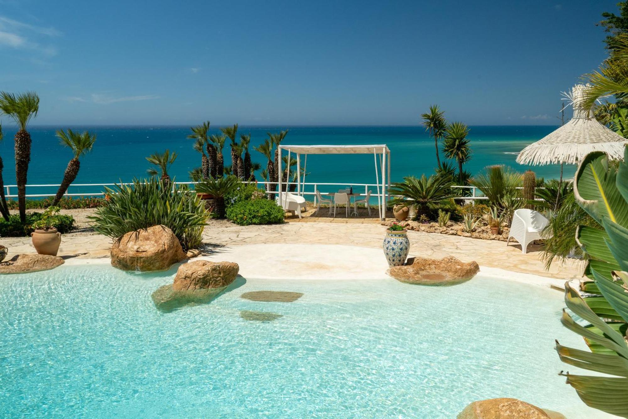 Casa Vacanze Verdemare Con Piscina Ribera Luaran gambar