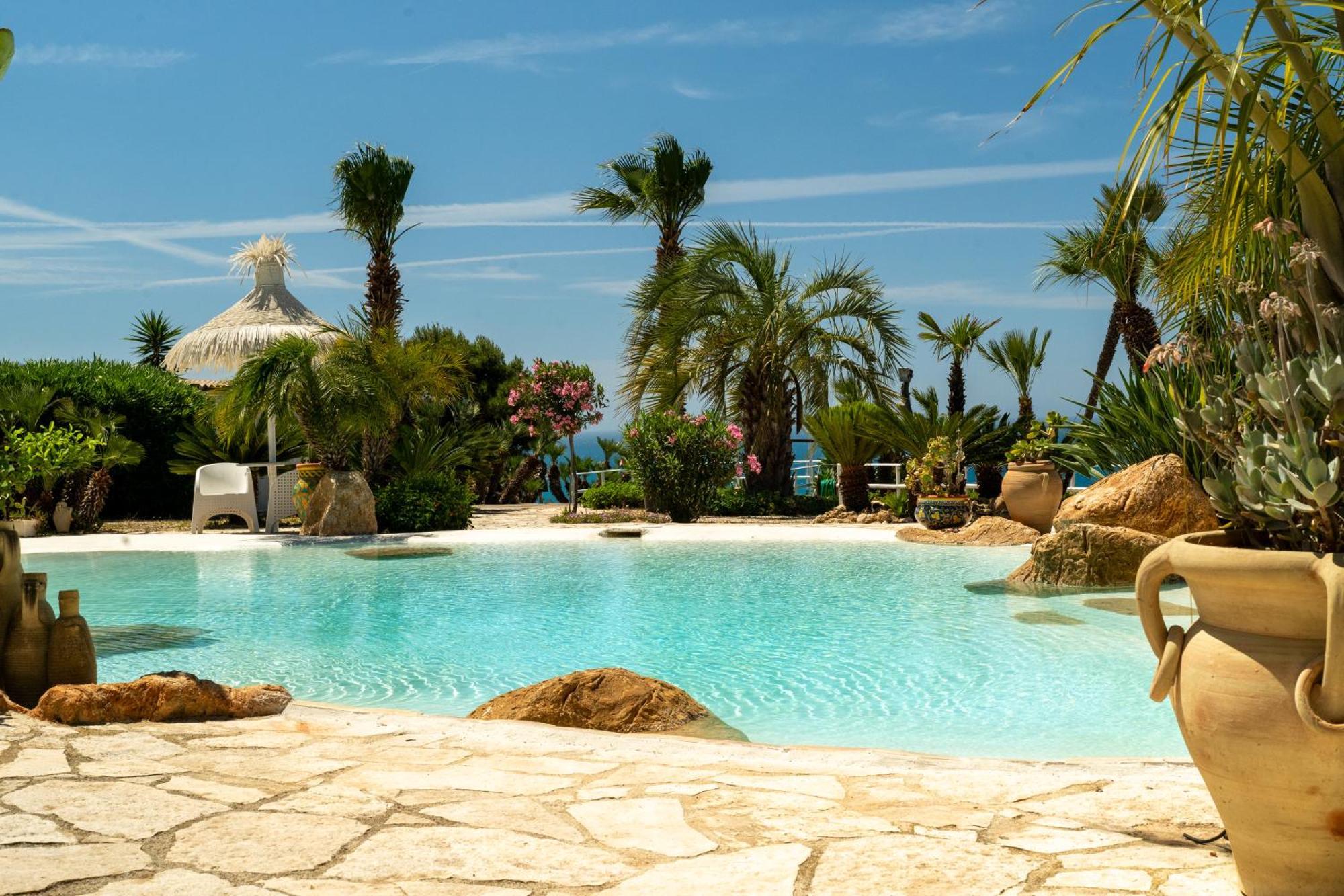 Casa Vacanze Verdemare Con Piscina Ribera Luaran gambar
