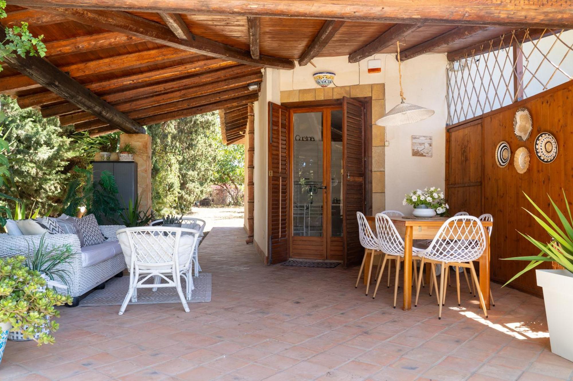 Casa Vacanze Verdemare Con Piscina Ribera Luaran gambar